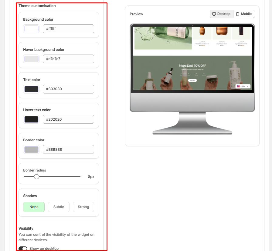 Documentation screenshot